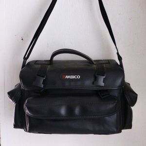 Vintage black Camera Bag photography accessories